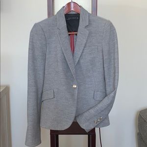 Grey women’s sports jacket by Zara